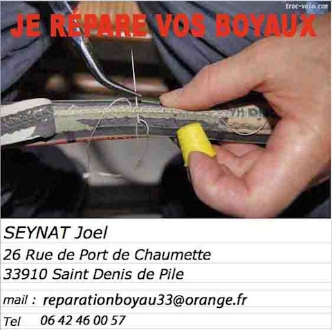 Joël SEYNAT répare vos boyaux